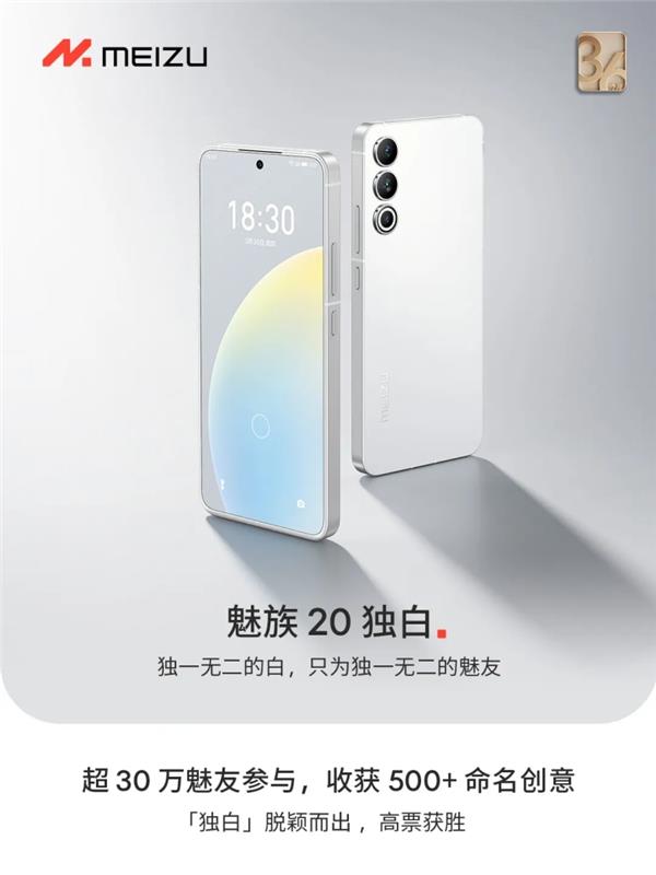 30万魅友的创意命名  魅族20“独白”